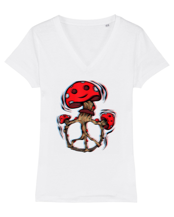Trippy Magic Mushrooms White