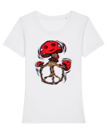 Trippy Magic Mushrooms White