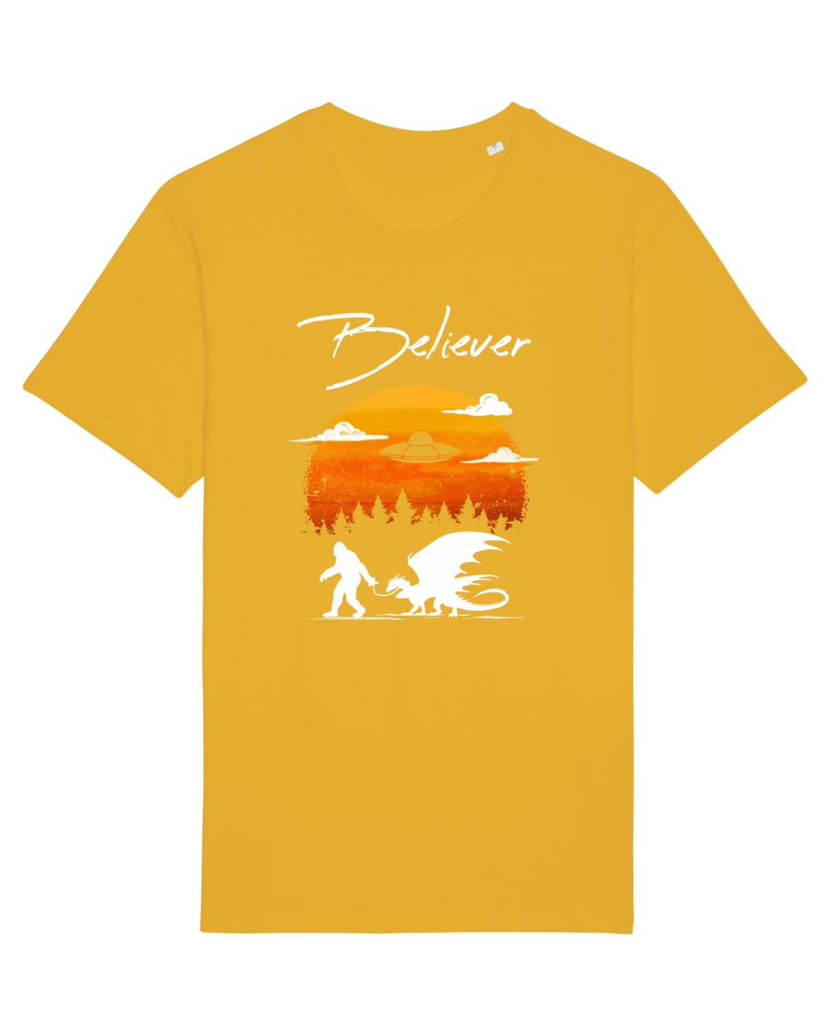 Tricou mânecă scurtă Unisex Rocker Spectra Yellow