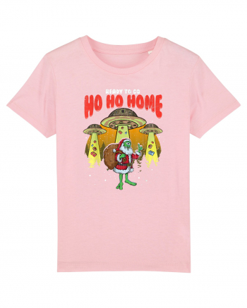 Santa Alien Funny Mos Craciun Cotton Pink