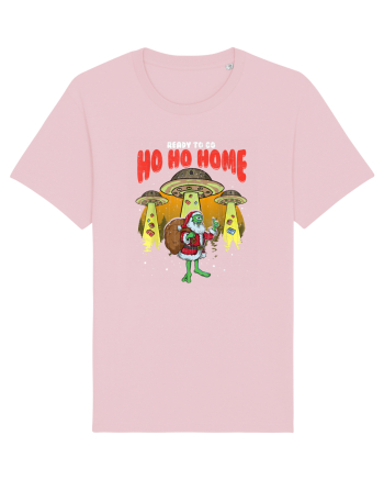 Santa Alien Funny Mos Craciun Cotton Pink