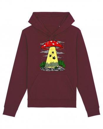 Abduction Magic Mushrooms Burgundy