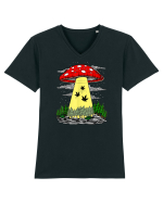 Abduction Magic Mushrooms Tricou mânecă scurtă guler V Bărbat Presenter
