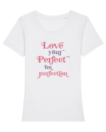 Imperfecțiune Perfectă Tricou mânecă scurtă guler larg fitted Damă Expresser