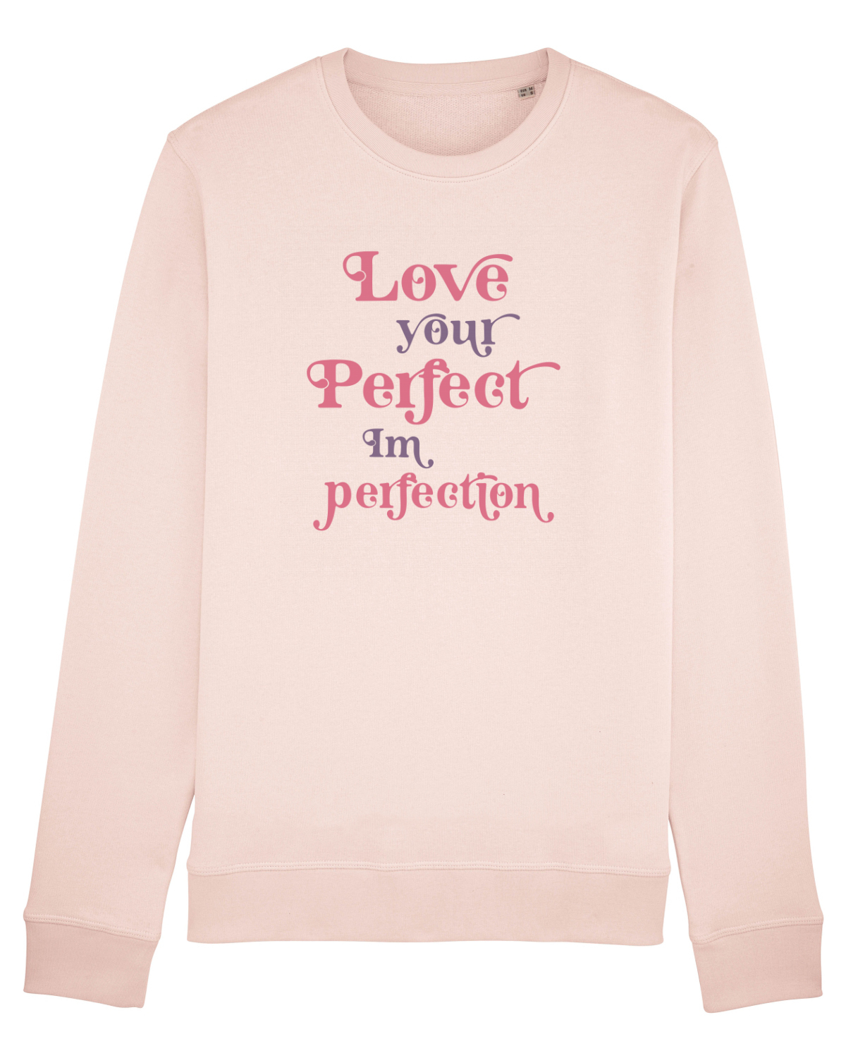 Bluză mânecă lungă Unisex Rise Candy Pink