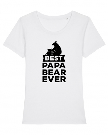 Best Papa Bear White