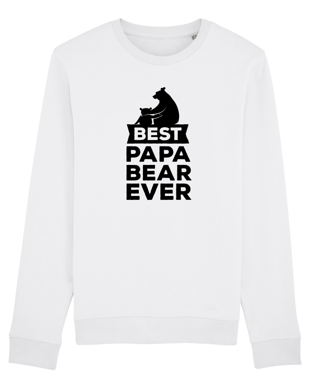 Bluză mânecă lungă Unisex Rise White