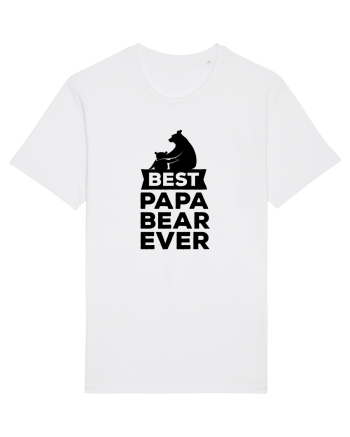 Best Papa Bear White