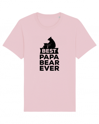Best Papa Bear Cotton Pink