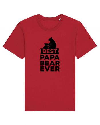 Best Papa Bear Red