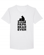 Best Papa Bear Tricou mânecă scurtă guler larg Bărbat Skater