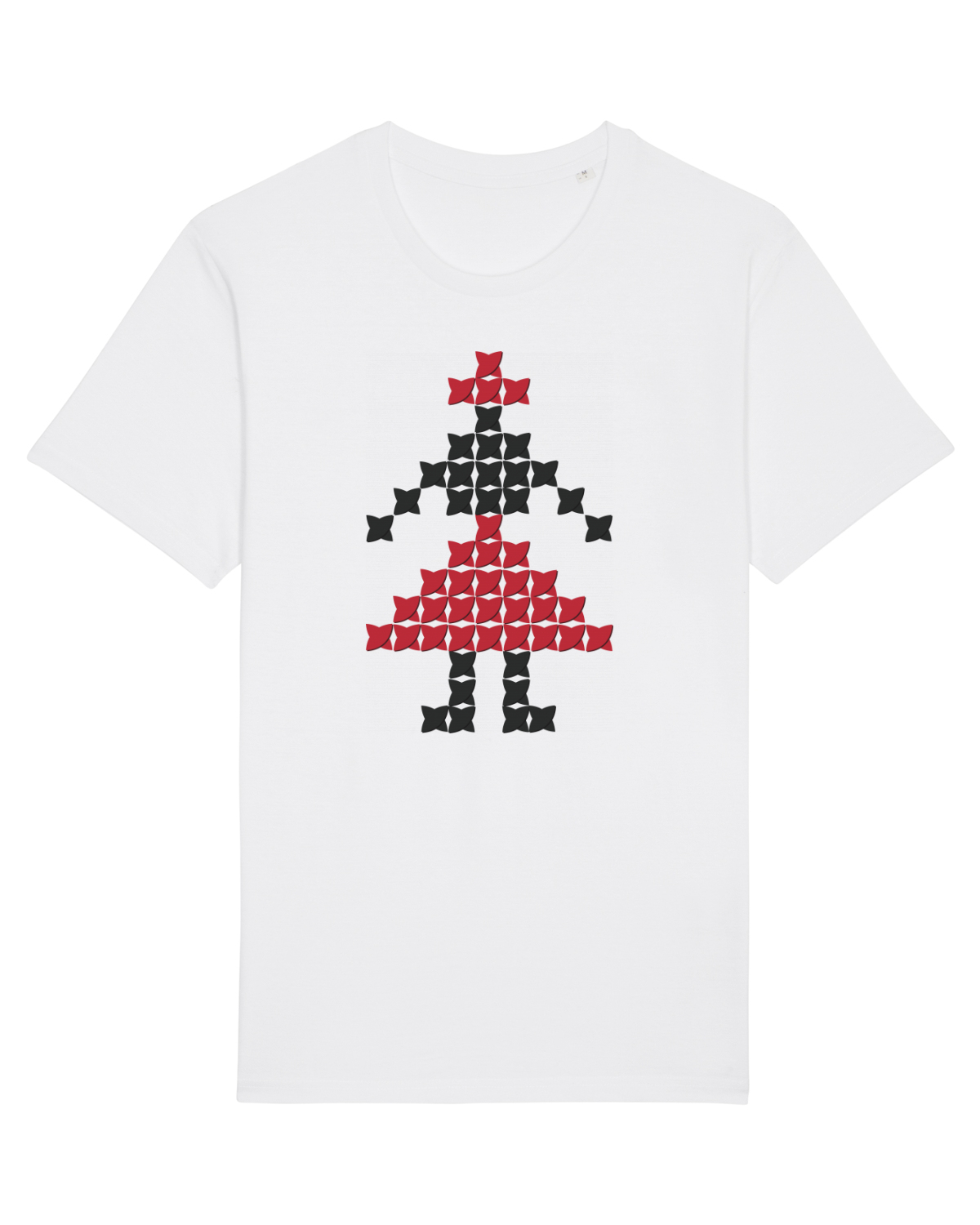 Tricou mânecă scurtă Unisex Rocker White