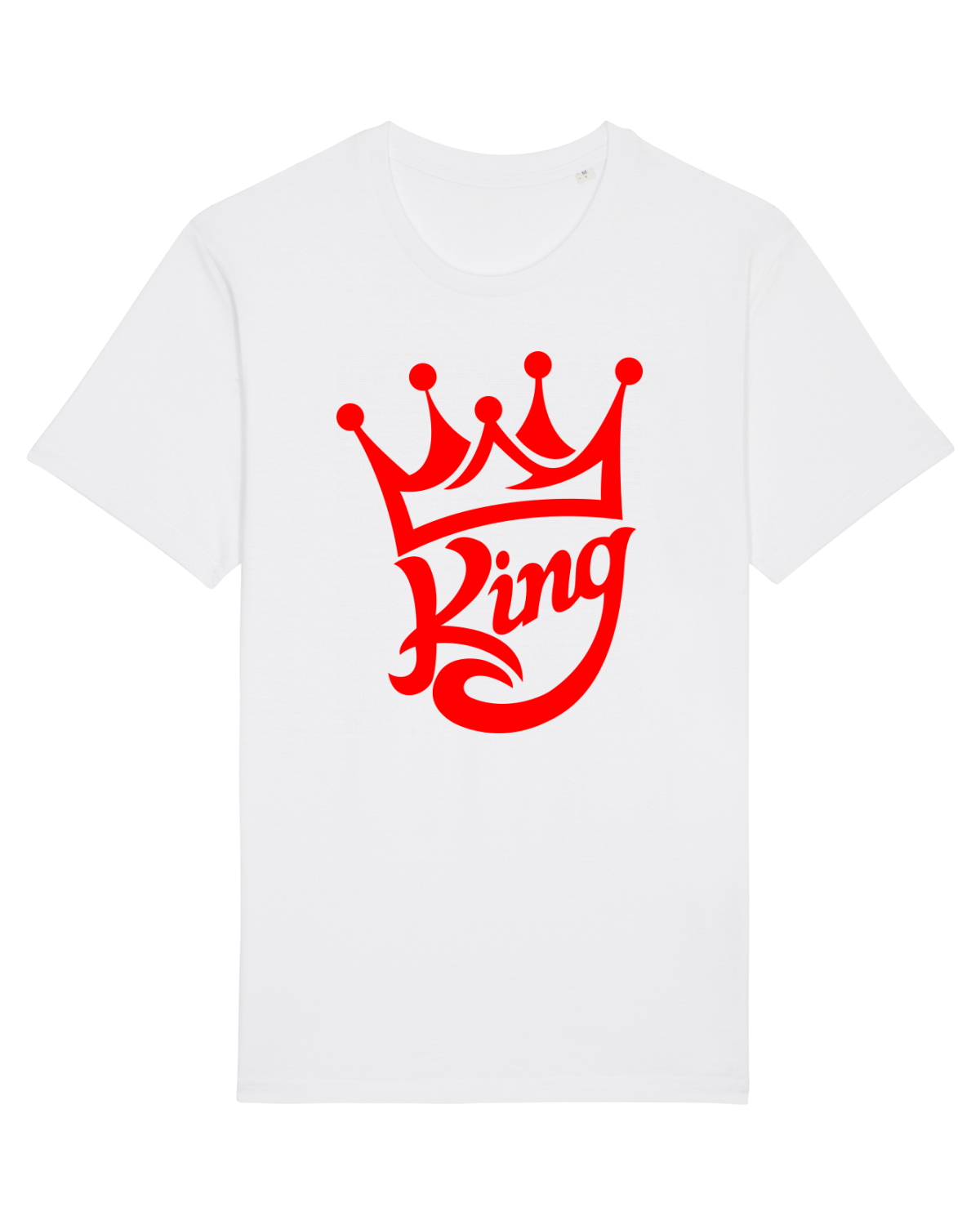 Tricou mânecă scurtă Unisex Rocker White