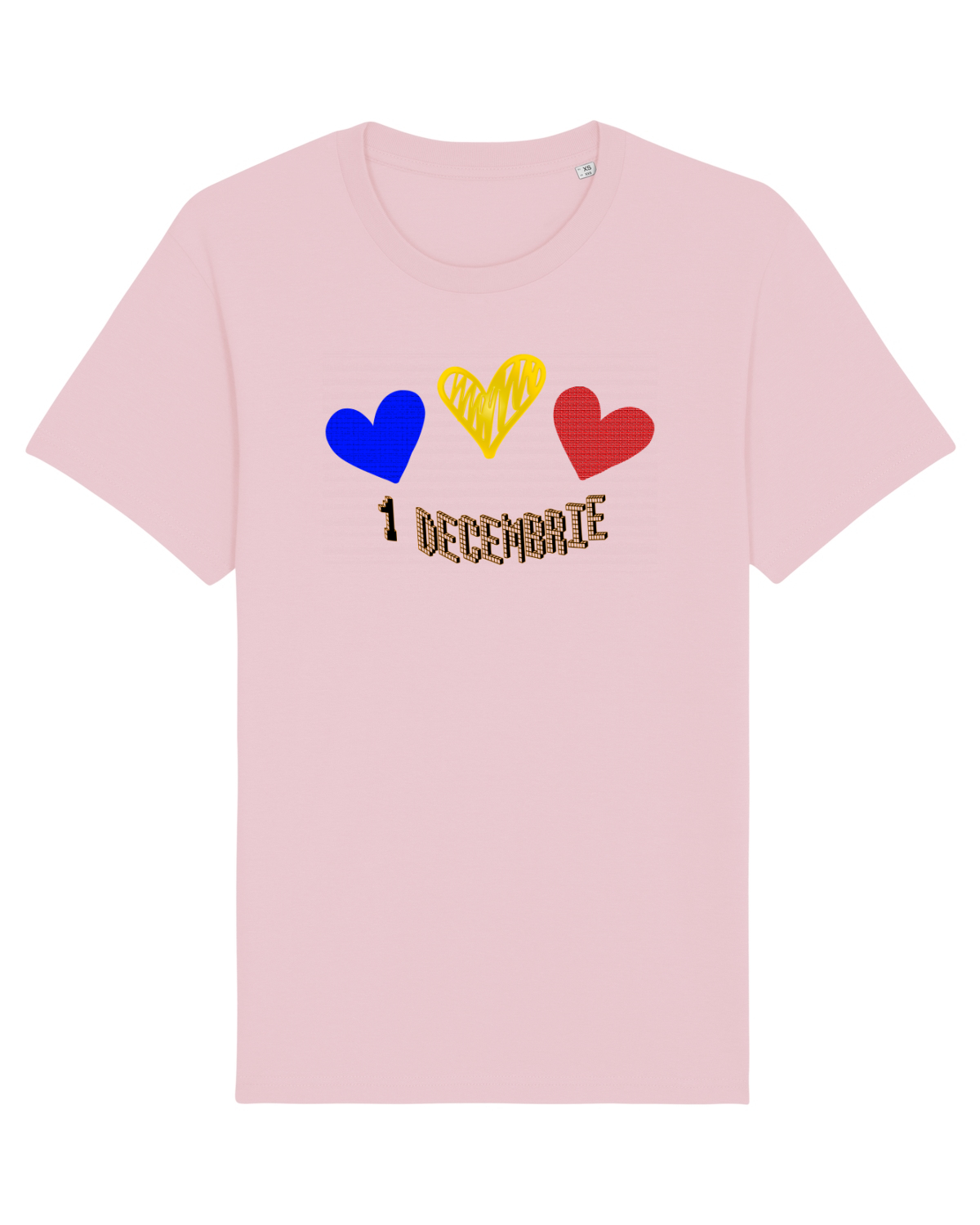 Tricou mânecă scurtă Unisex Rocker Cotton Pink