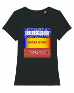 1 Decembrie Tricou mânecă scurtă guler larg fitted Damă Expresser