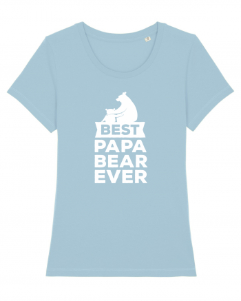 Best Papa Bear Sky Blue