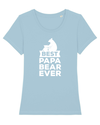Best Papa Bear Sky Blue