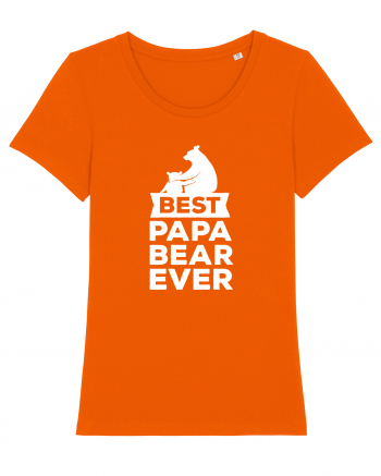 Best Papa Bear Bright Orange