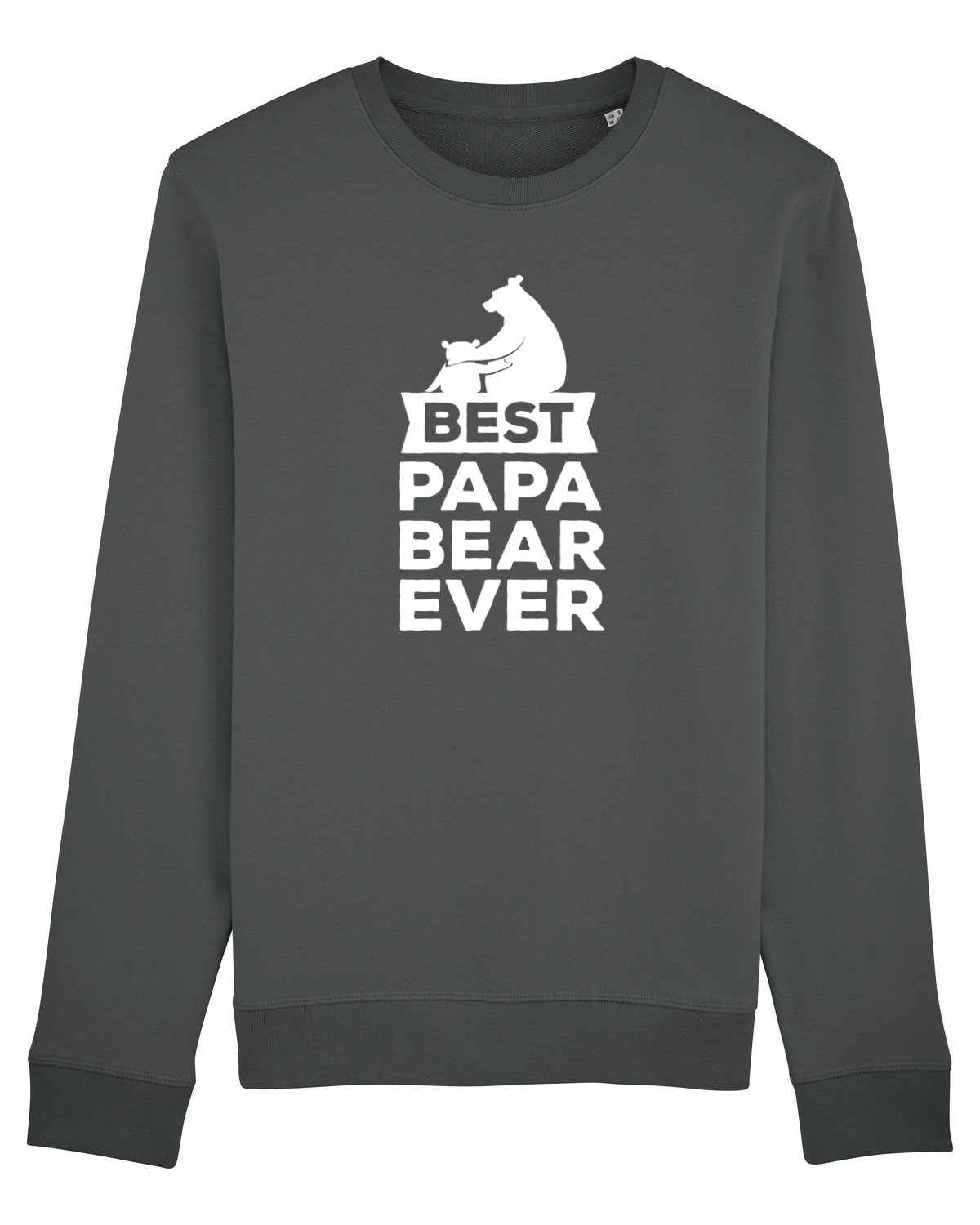 Bluză mânecă lungă Unisex Rise Anthracite