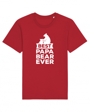 Best Papa Bear Red