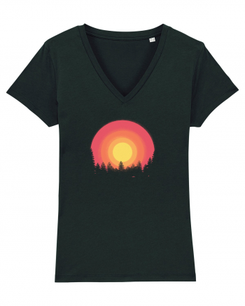 Forest Sunset Black