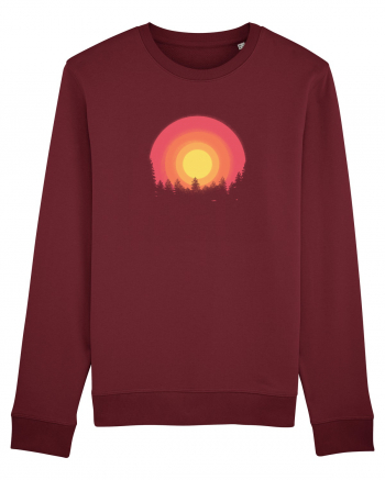 Forest Sunset Burgundy