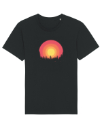 Forest Sunset Tricou mânecă scurtă Unisex Rocker