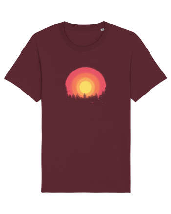 Forest Sunset Burgundy