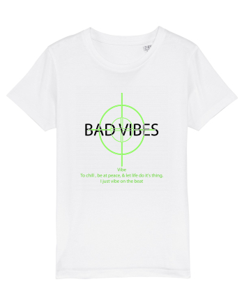 BAD VIBES TEE 21 White
