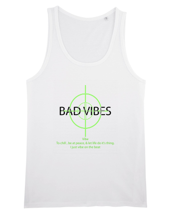 BAD VIBES TEE 21 White