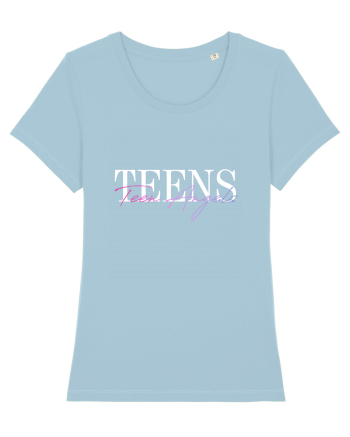TEEN ANGELS TEE 21 Sky Blue
