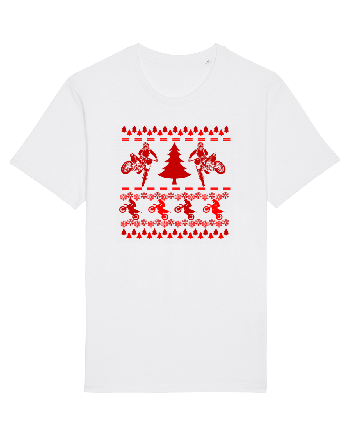 Tricou mânecă scurtă Unisex Rocker White