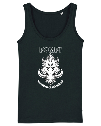 Pompi White Black