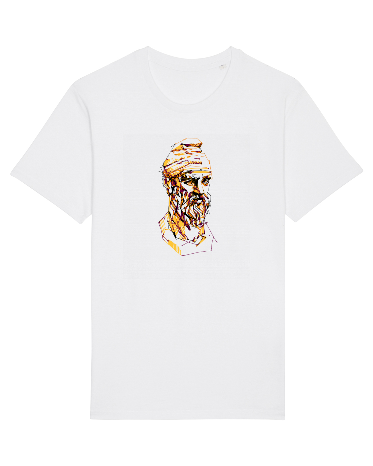 Tricou mânecă scurtă Unisex Rocker White