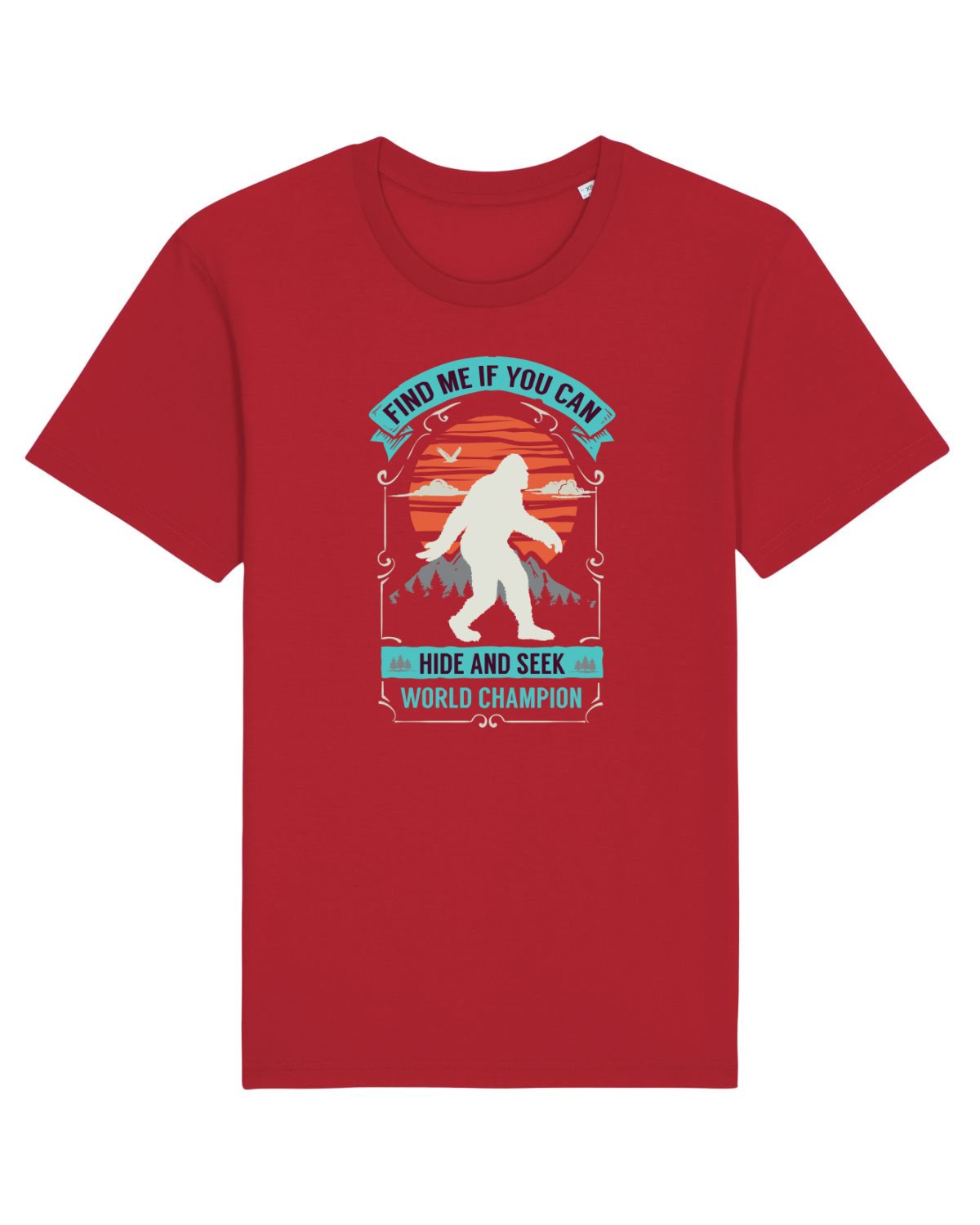 Tricou mânecă scurtă Unisex Rocker Red