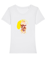 Cap de Dac 4. Tricou mânecă scurtă guler larg fitted Damă Expresser