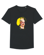Cap de Dac 4. Tricou mânecă scurtă guler larg Bărbat Skater