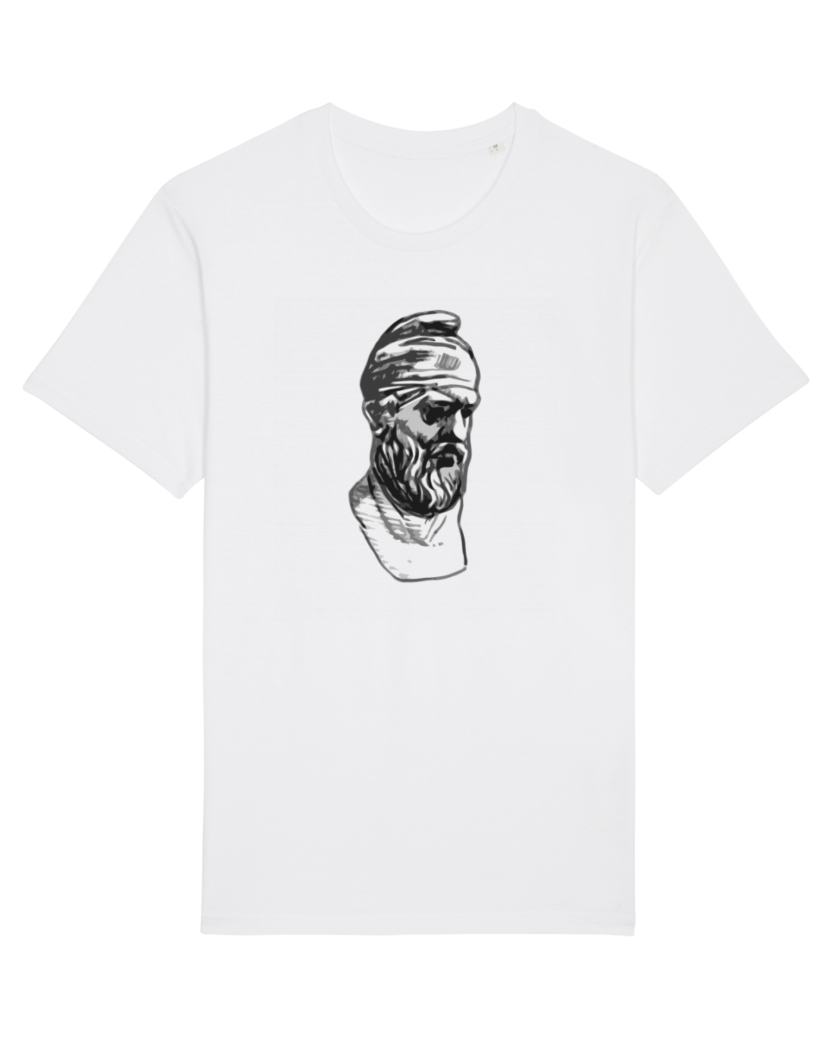 Tricou mânecă scurtă Unisex Rocker White