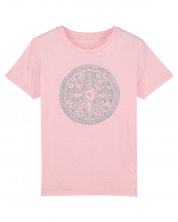 Ornament dacic. Cotton Pink