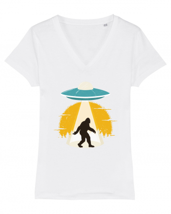 BIGFOOT UFO Abduction White