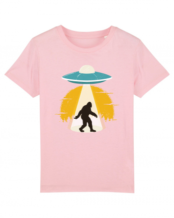 BIGFOOT UFO Abduction Cotton Pink