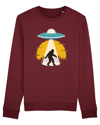 BIGFOOT UFO Abduction Burgundy