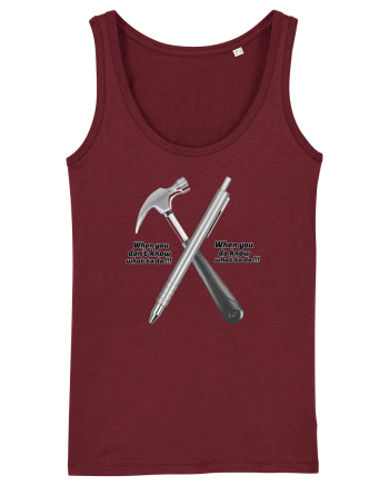 Hammer or Pen Burgundy