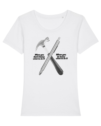 Hammer or Pen White
