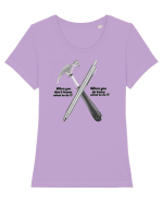 Hammer or Pen Tricou mânecă scurtă guler larg fitted Damă Expresser