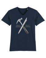 Hammer or Pen Tricou mânecă scurtă guler V Bărbat Presenter