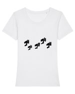 Manga SFX (gogogo) Tricou mânecă scurtă guler larg fitted Damă Expresser