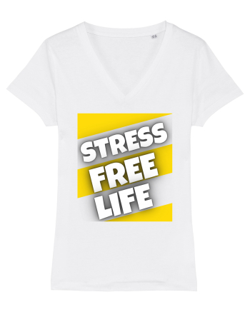 Stress Free Life White