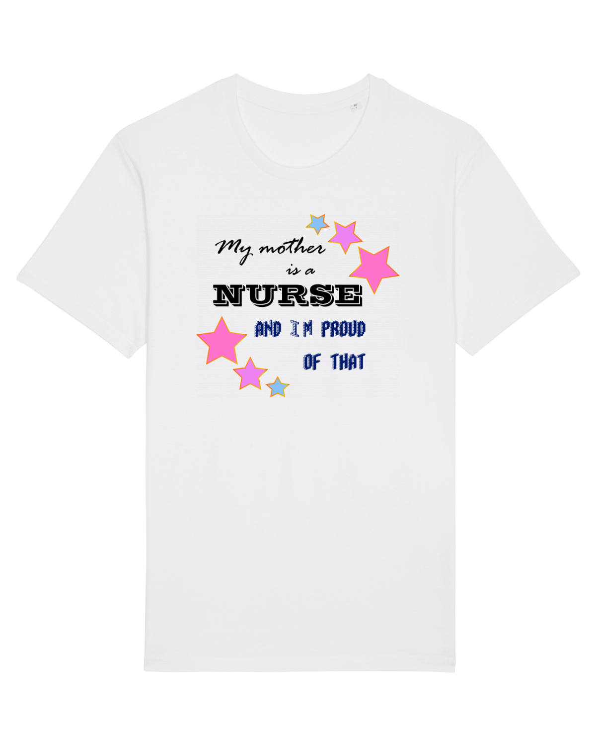 Tricou mânecă scurtă Unisex Rocker White