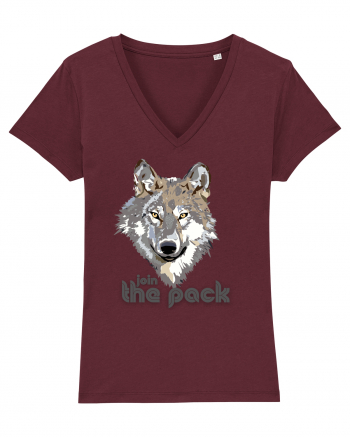 join the pack Burgundy